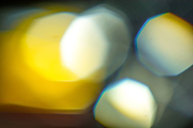 Gece şehir soyut ışık pencereden gelen