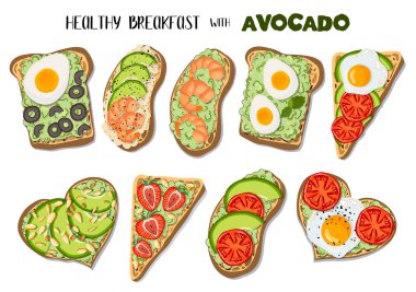 avokado ile tost