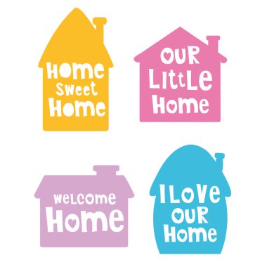 sevimli çizgi evleri