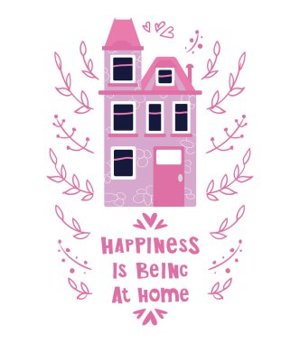 sevimli çizgi evleri