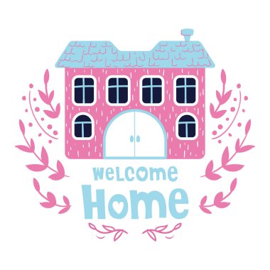 sevimli çizgi evleri