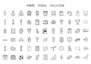 Geri okul Kawaii için