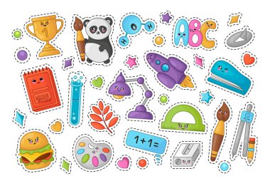 Geri okul Kawaii için