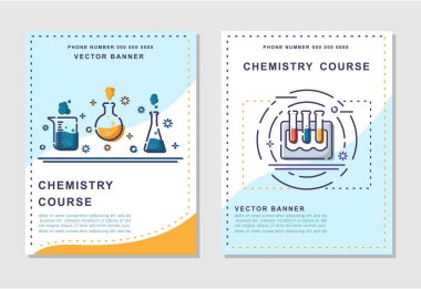 Laboratuvar Şişeleri Simge Seti