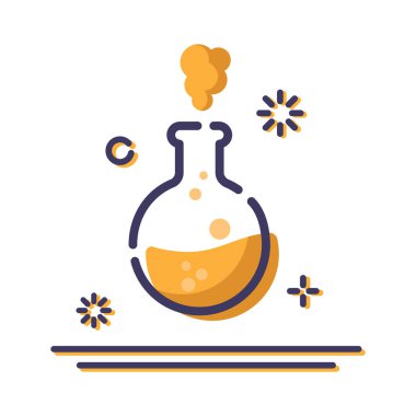 Laboratuvar Şişeleri Simge Seti