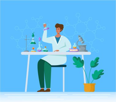 Laboratuvar Şişeleri Simge Seti