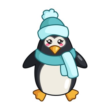 vektör kawaii Noel koleksiyonu