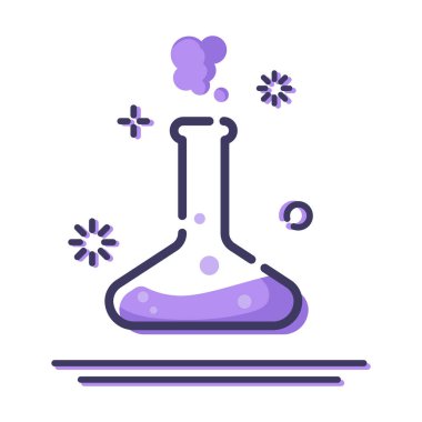 Laboratuvar Şişeleri Simge Seti