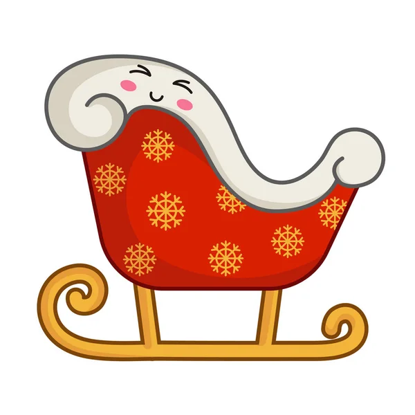 Vecteur kawaii collection de Noël — Image vectorielle