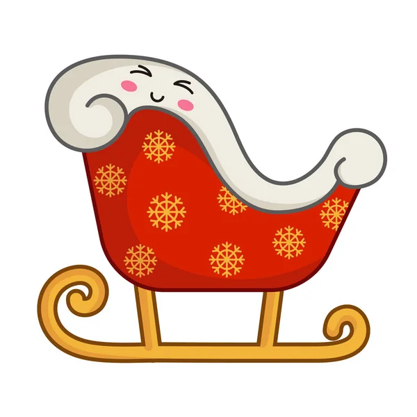 Vector kawaii colección de Navidad — Archivo Imágenes Vectoriales