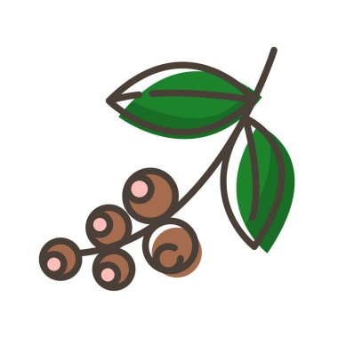 Çay Kahve Taslak Simgeleri 