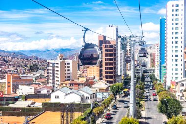 La Paz şehir taşımacılığı merkezi Cableway