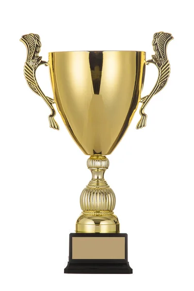 Beautiful Metal Gold Silver Bronze Cup First Second Third Place — Stock Photo, Image