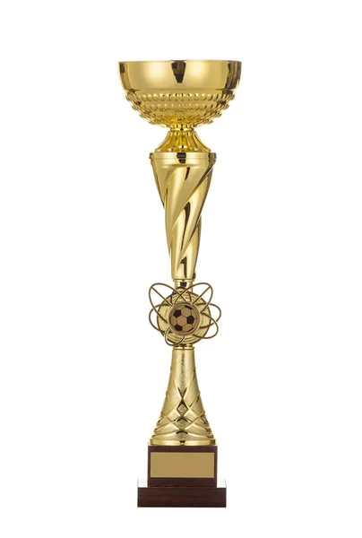 Schönes Metall Gold Silber Bronzepokal Für Den Ersten Zweiten Dritten — Stockfoto