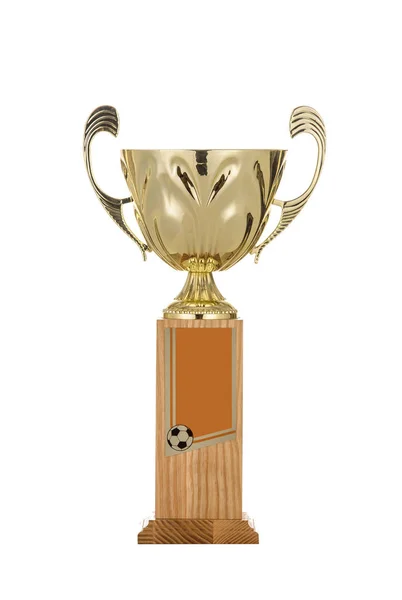 Beautiful Metal Gold Silver Bronze Cup First Second Third Place — Stock Photo, Image