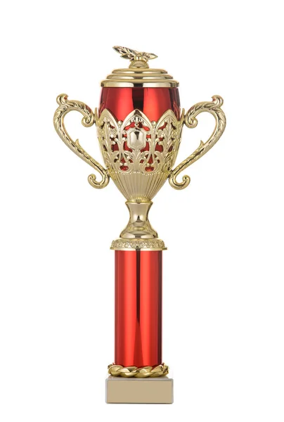 Beautiful Metal Gold Silver Bronze Cup First Second Third Place — Stock Photo, Image