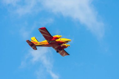 Zhukovsky / Rusya Federasyonu - Ağustos 25 2015: airshow Maks, 1 polet, Piper