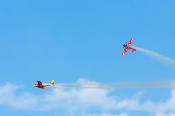 Zhukovsky Ruská Federace Srpen 2015 Airshow Maks Polet Piper Yak — Stock fotografie