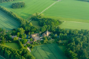 Kalenin çevrili alanlar, troposfer Üstten Görünüm