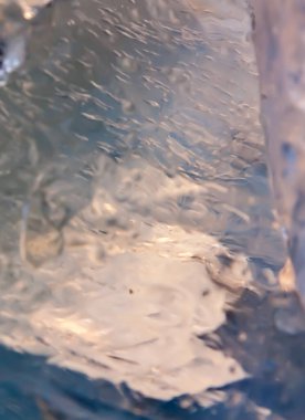 Çatlaklarla şeffaf buz dokusunu temizle