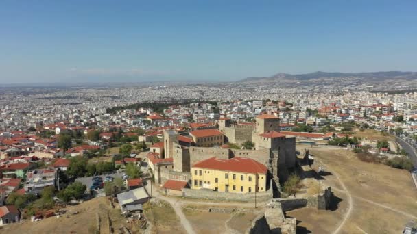 Fortress Seven Towers Heptapyrgion Fortress Thessaloniki Greese — Stock Video