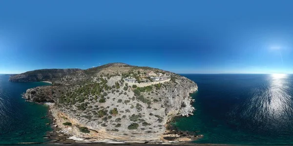 Kaya üzerinde antik manastır - St Arhangel Mihail Thassos Manastırı