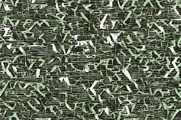 Yeşil Afrika kabile desen ve şekiller ilkel dokular ile