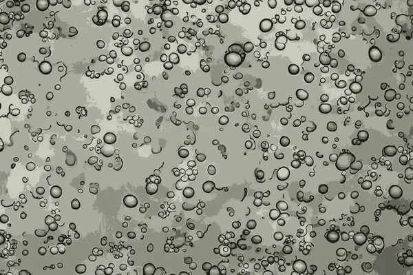 Texture Abstraite Oxygène Bulles Air Dans Eau Soda — Photo