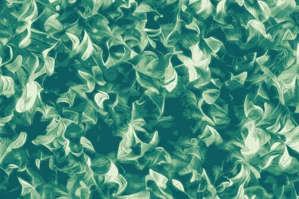 Tropik bir ormanda yemyeşil bitki örtüsü ile yeşil yaprakları arka plan