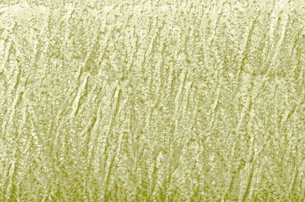 Textura Esponjosa Amarilla Hilos Ganchillo Durante Elaboración Manual — Foto de Stock