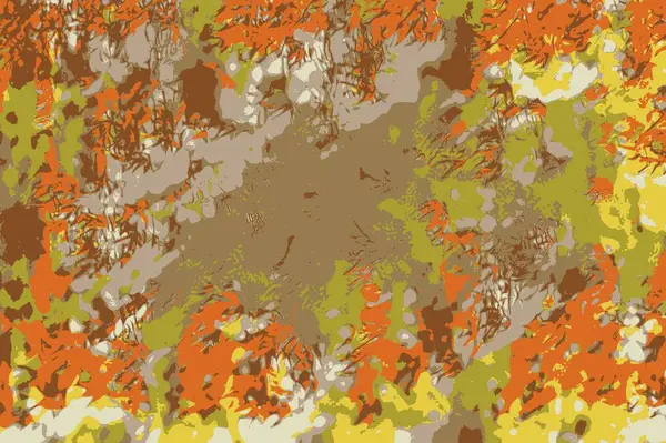 Sonbahar ile arka plan veya yapraklarda sonbahar renkleri