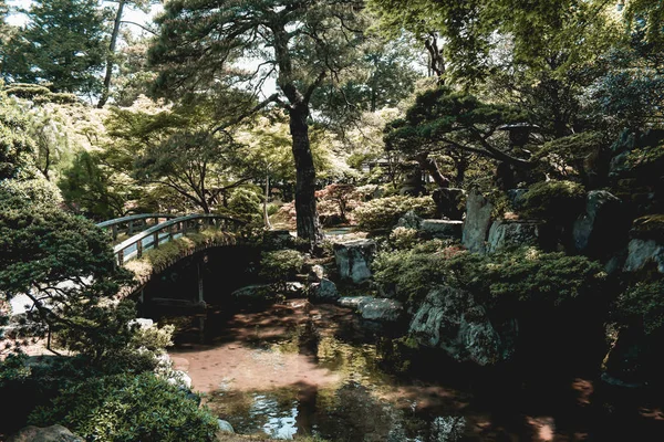 Jardim Tradicional Japonês Kenrokuen Kanazawa Japão — Fotografia de Stock