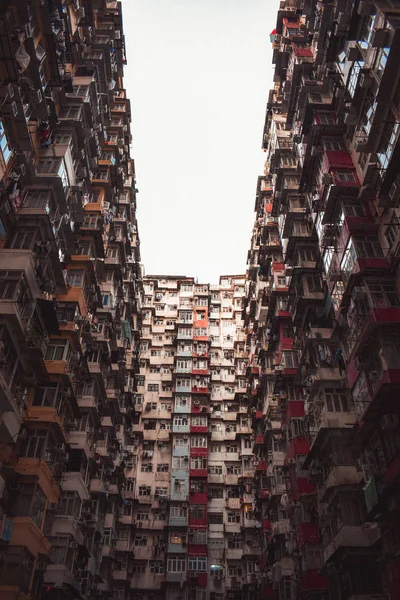 The cluttered flats of the Yik Cheong Building aka Montane Mansion in Hong Kong