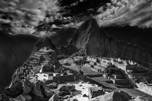 Vista Ciudad Inca Perdida Machu Picchu Cerca Cusco Perú Machu — Foto de Stock