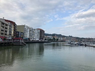 Sanxenxo Galiçya İspanya liman görünümü