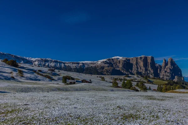 Sur Chemin Dans Parc Naturel Seceda Grden Dans Magnifique Tyrol — Photo