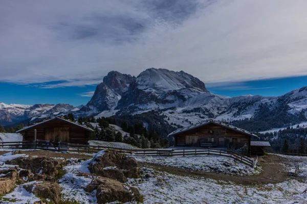 Sättet Naturparken Seceda Grden Vackra Sydtyrolen — Stockfoto