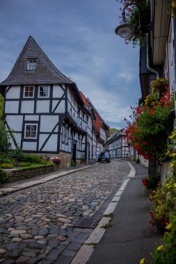 Güneşli bir sonbahar gününde Harz dağlarda İnceleme