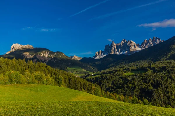 Way Nature Park Seceda Grden Beautiful South Tyrol — стоковое фото