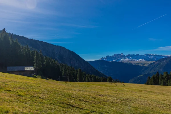 Camino Parque Natural Seceda Grden Hermoso Tirol Del Sur —  Fotos de Stock