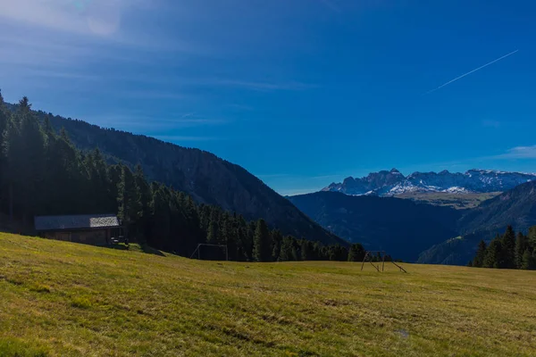 Camino Parque Natural Seceda Grden Hermoso Tirol Del Sur —  Fotos de Stock