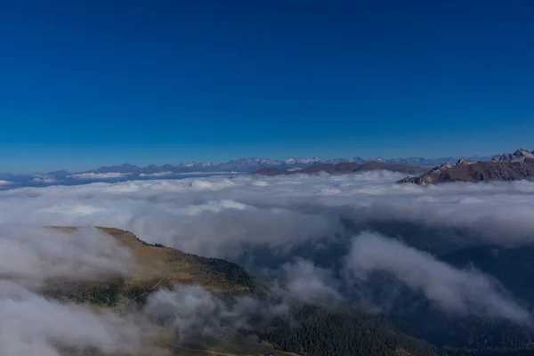 Way Nature Park Seceda Grden Beautiful South Tyrol — стоковое фото