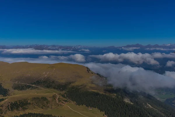 Camino Parque Natural Seceda Grden Hermoso Tirol Del Sur — Foto de Stock