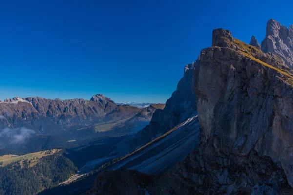 Camino Parque Natural Seceda Grden Hermoso Tirol Del Sur —  Fotos de Stock