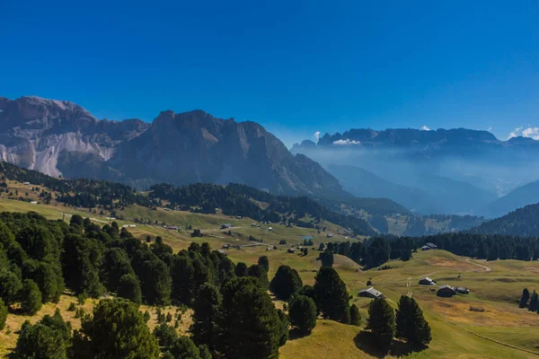 Camino Parque Natural Seceda Grden Hermoso Tirol Del Sur —  Fotos de Stock