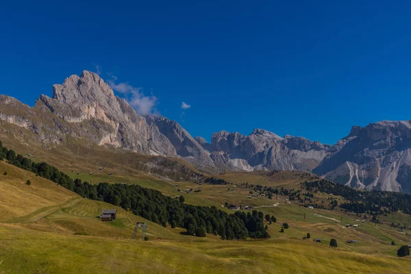 Camino Parque Natural Seceda Grden Hermoso Tirol Del Sur —  Fotos de Stock