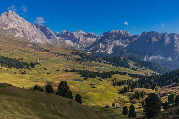 Way Nature Park Seceda Grden Beautiful South Tyrol — стоковое фото