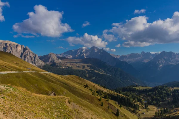 Sättet Naturparken Seceda Grden Vackra Sydtyrolen — Stockfoto