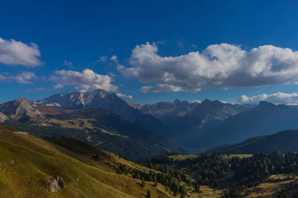 Дорозі Природний Парк Seceda Grden Красиві Регіоні Південний Тироль — стокове фото