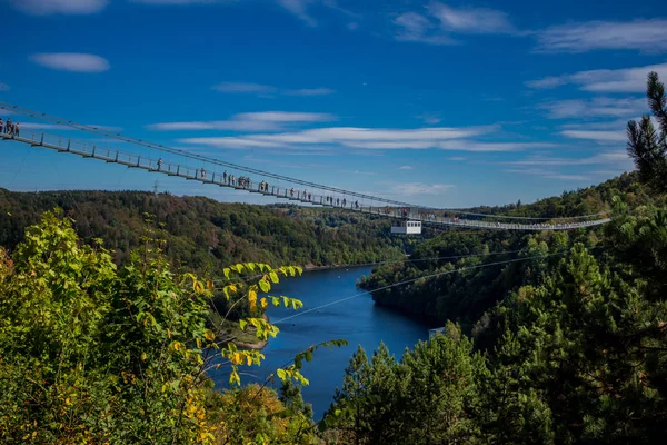 Att Utforska Harz Bergen Solig Höstdag — Stockfoto